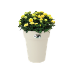 green basics top planter high 35cm cotton white